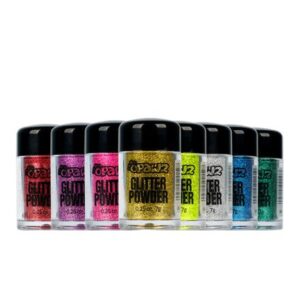 Brokát v plastovej nádobe 7g 8 krásnych farieb