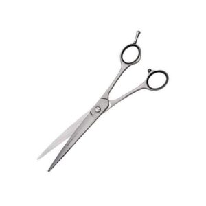 Kadernícke nožnice zahnuté na strihanie psov Satin 6,5" dĺžka 21,5 cm