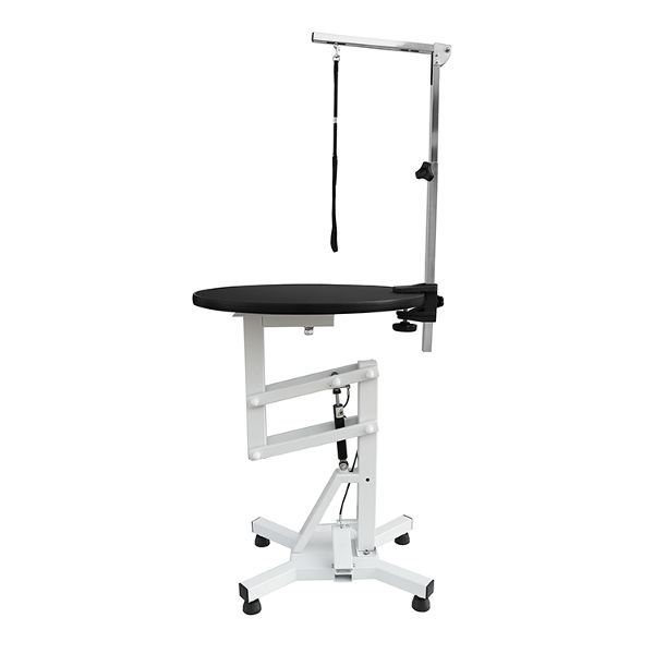 okruhly-stol-na-upravu-psov-s-pneumatickym-zdvihom-priemer-60-cm