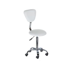 Kadernícka stolička biela farba BH-9226A