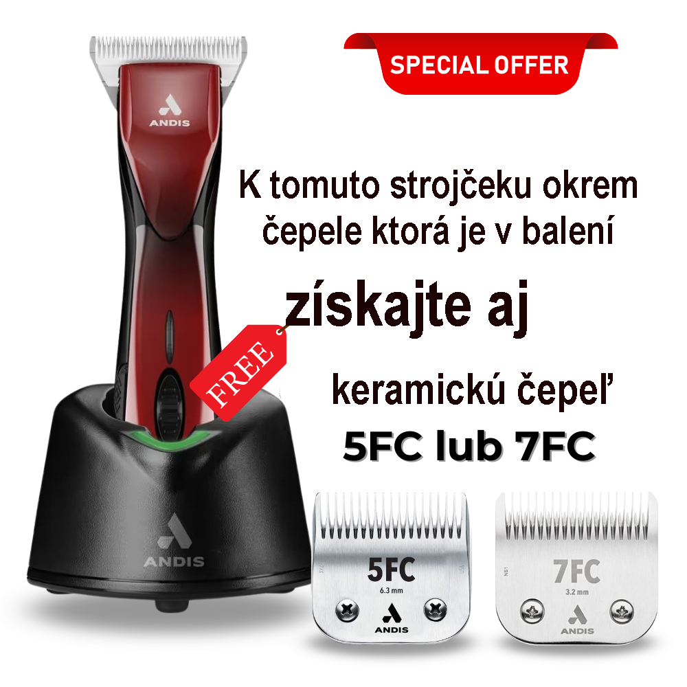 Akumulátorový strojček Andis