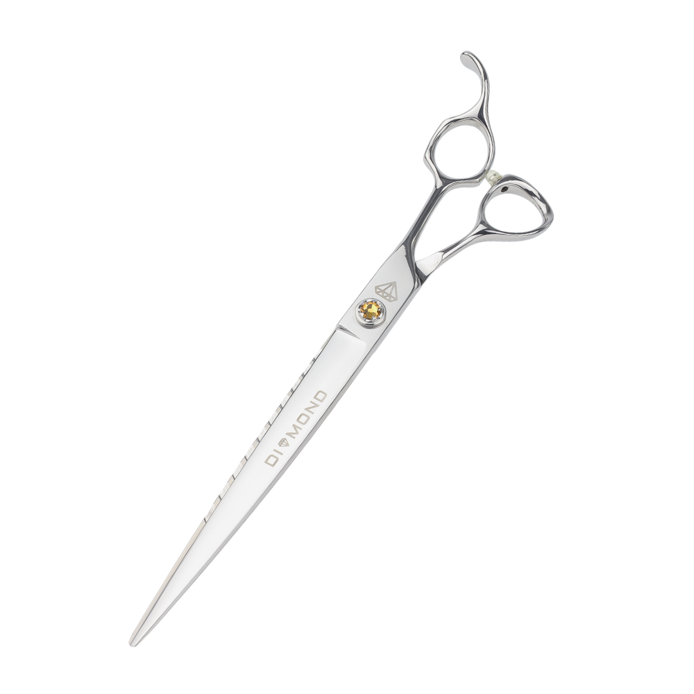 Diamond Scissors rovné nožnice 8" – oceľ VG10, dlhé ostrie, profesionálne nožnice na psov