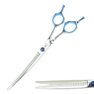 Efilačné nožnice pre psov JARGEM 7″ zahnuté 27 zubov Japan 440