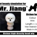 Hlavová parochňa Bichon Head Wig Mr.Jiang biela