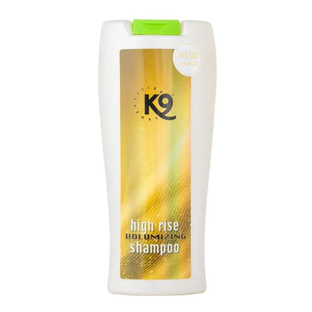 k9-high-rise-jemny-sampon-na-zvacsenie-objemu-srsti-300-ml K9 High Rise – jemný šampón na zväčšenie objemu srsti 300 ml