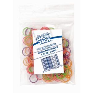 Show Tech Latex Bands Medium Neon – latexové gumičky do copíkov