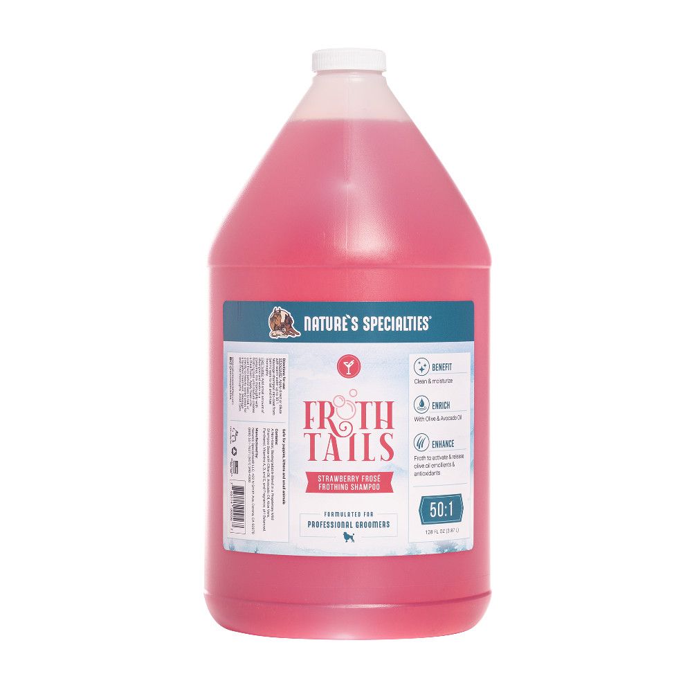 natures-specialties-frothtails-strawberry-frose-jahodovy-hydratacny-sampon-38-l Nature's Specialties Frothtails Strawberry Frose – jahodový hydratačný šampón 3,8 l