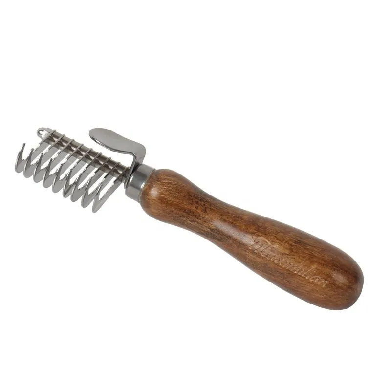 Prerezávací hrebeň s 9 zahnutými zubami