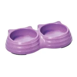 Bambusová dvojitá miska pre psa 2x 150 ml