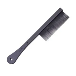 Hrebeň celokovový na srst pre psov 16 cm zuby 2 cm