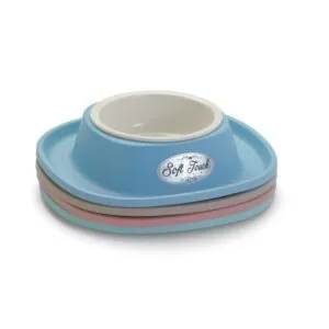 Miska plastová SOFT TOUCH pastel L