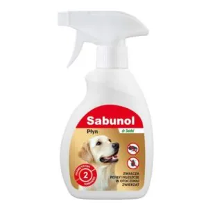 Sabunol tekutina na ležadlá zvierat na blchy a kliešte 250 ml