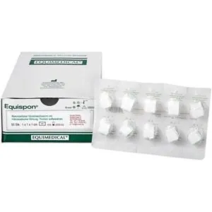 Špongia na zastavenie krvácania 1cm x 1cm x 1cm.