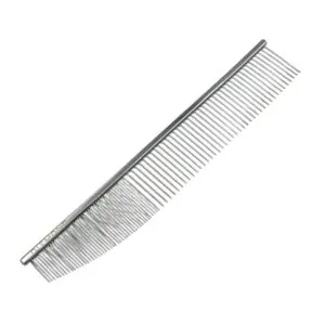 Chrómovaný skosený hrebeň Diamond 22 cm