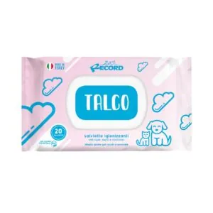 Talc vlhčené obrúsky pre psy, mačky a šteniatkai 20 ks